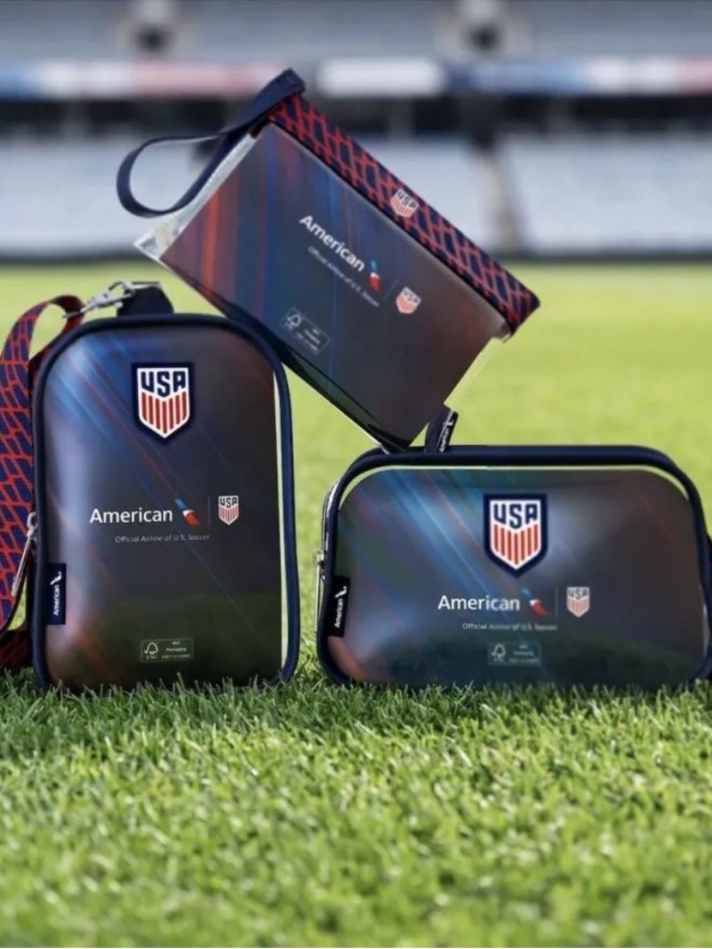 American Airlines Limited Edition USA Soccer First Class Flagship Amenity Bag